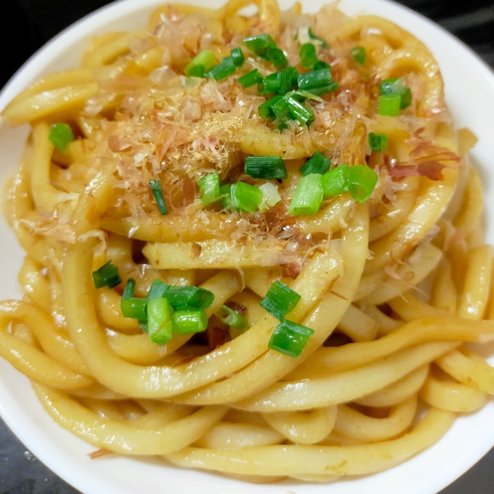 具なしの簡単焼きうどん♪